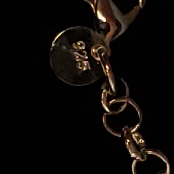 Sterling Silver Necklace & Earrings - Picture 4 of 4